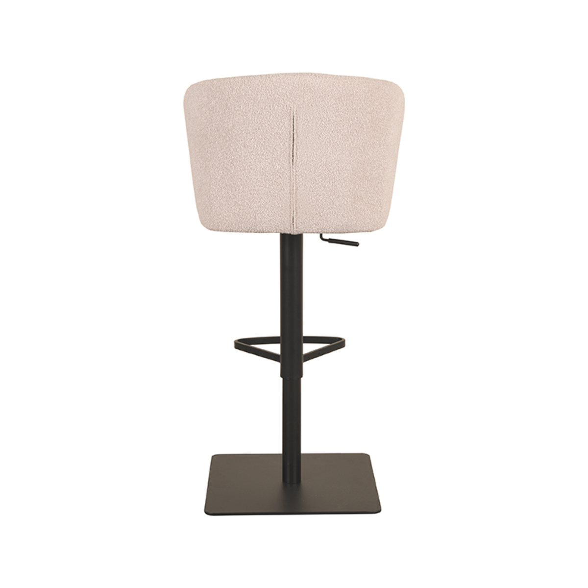 LABEL51 Barkruk Wave - Naturel - Boucle - Zithoogte 56-82