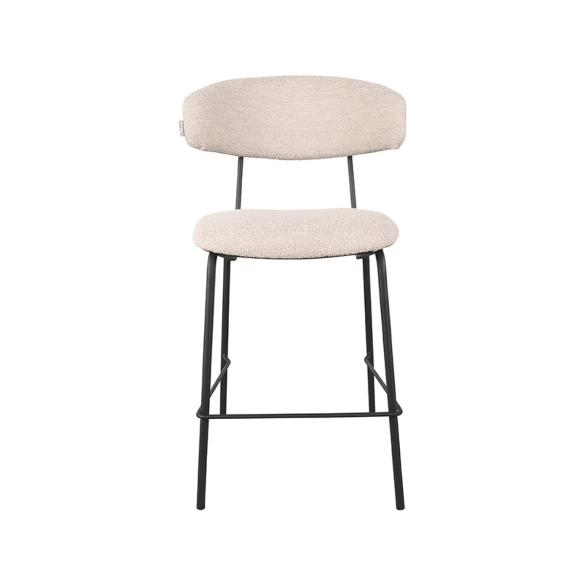 LABEL51 Barkruk Zack - Naturel - Boucle - Zithoogte 56