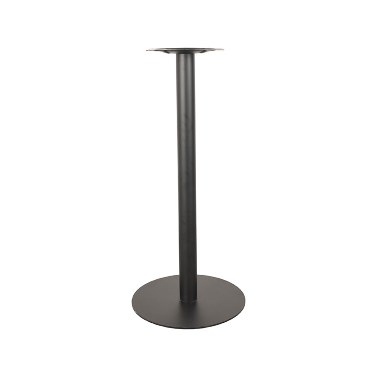 LABEL51 Bartafel Tafelpoot Enkel - Zwart - Metaal - Enkel Rond 108 cm