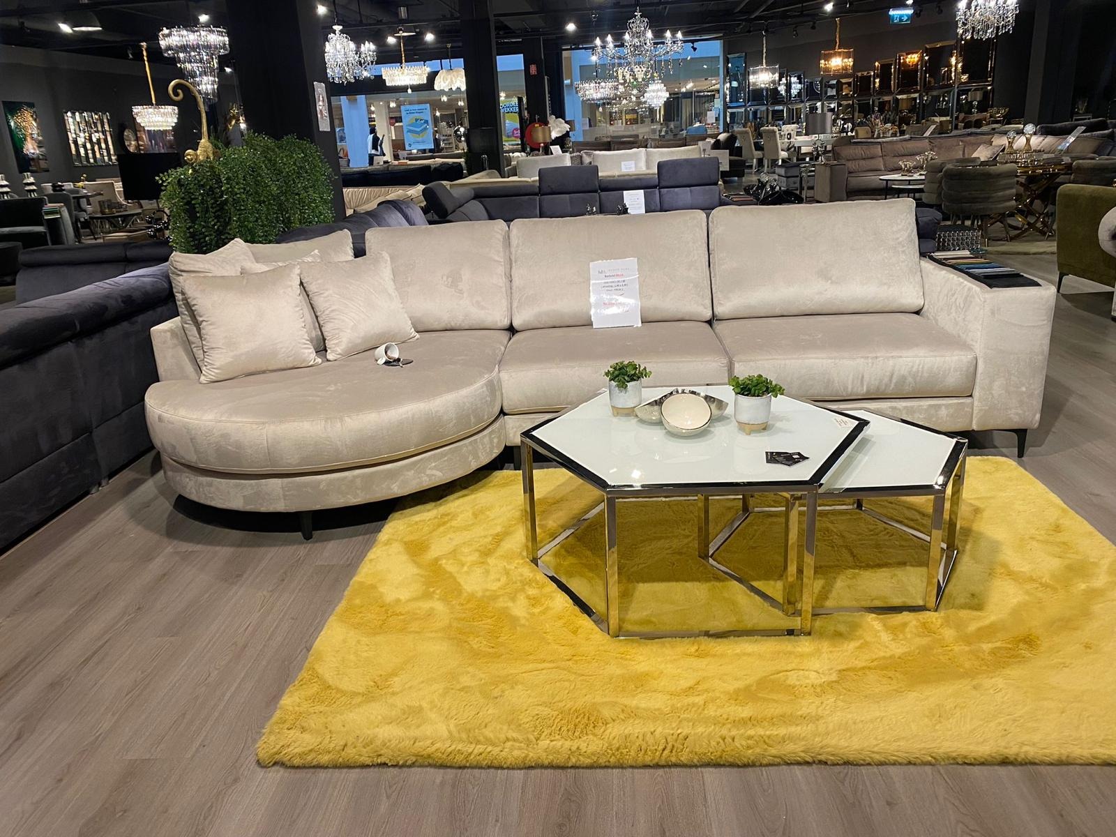 Loungebank Bella- Taupe 300 x 140 cm