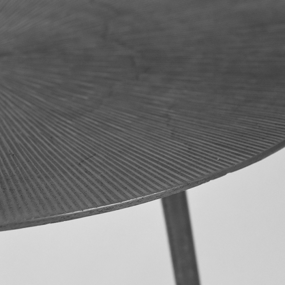 LABEL51 Bijzettafel Nobby - Antiek ash - Metaal - 40 cm