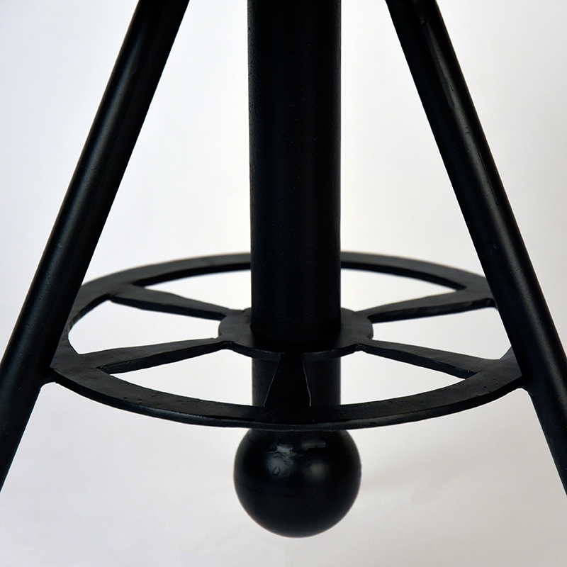 D-MAXX Bijzettafel Solid - Rough - Mangohout - 45 cm - Rond