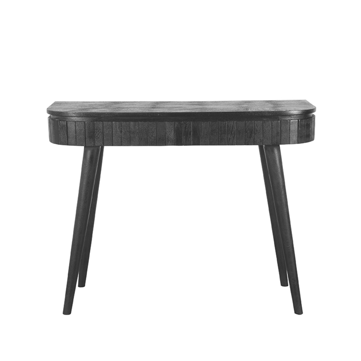 LABEL51 Bureau Nils - Zwart - Mangohout - 100 cm