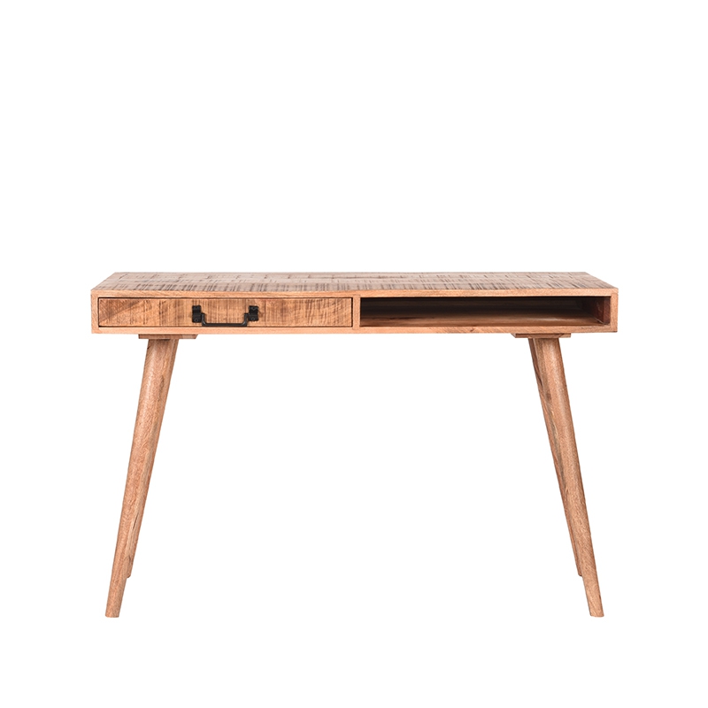 LABEL51 Bureau Steady - Rough - Mangohout - 118 cm