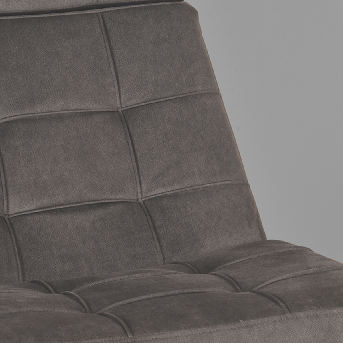LABEL51 Fauteuil Alvar - Antraciet - Cosmo - Excl. Hocker