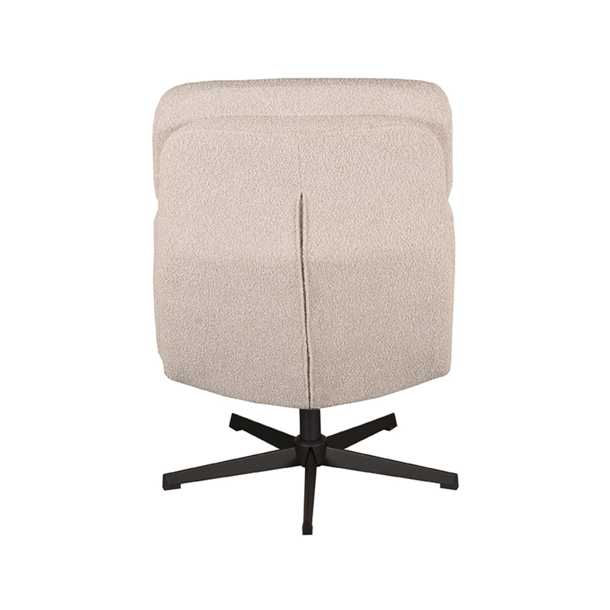 LABEL51 Fauteuil Alvar - Naturel - Boucle - Excl. Hocker
