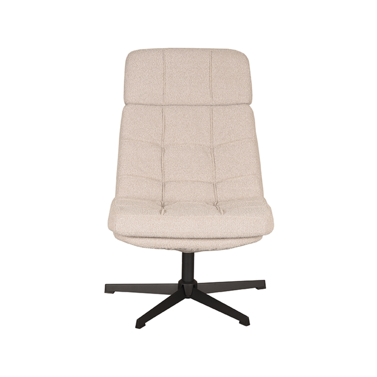 LABEL51 Fauteuil Alvar - Naturel - Boucle - Excl. Hocker