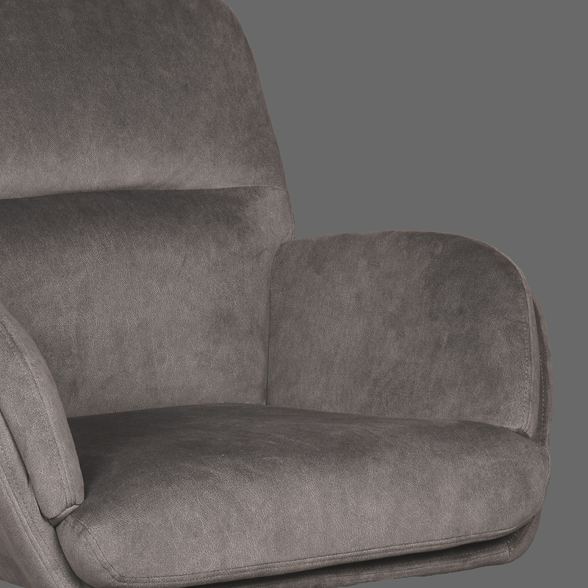 LABEL51 Fauteuil Moss - Antraciet - Cosmo - One Size