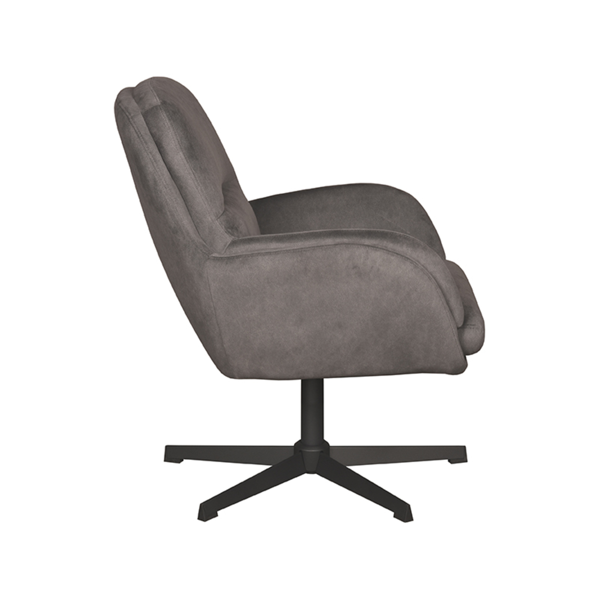 LABEL51 Fauteuil Moss - Antraciet - Cosmo - One Size