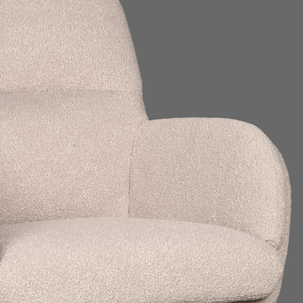 LABEL51 Fauteuil Moss - Naturel - Boucle - One Size