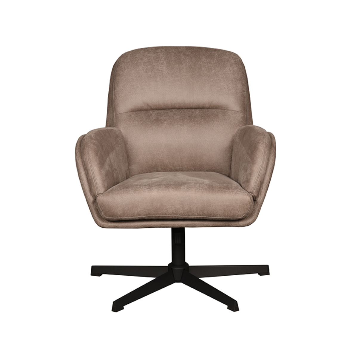LABEL51 Fauteuil Moss - Taupe - Micro Suede - One Size