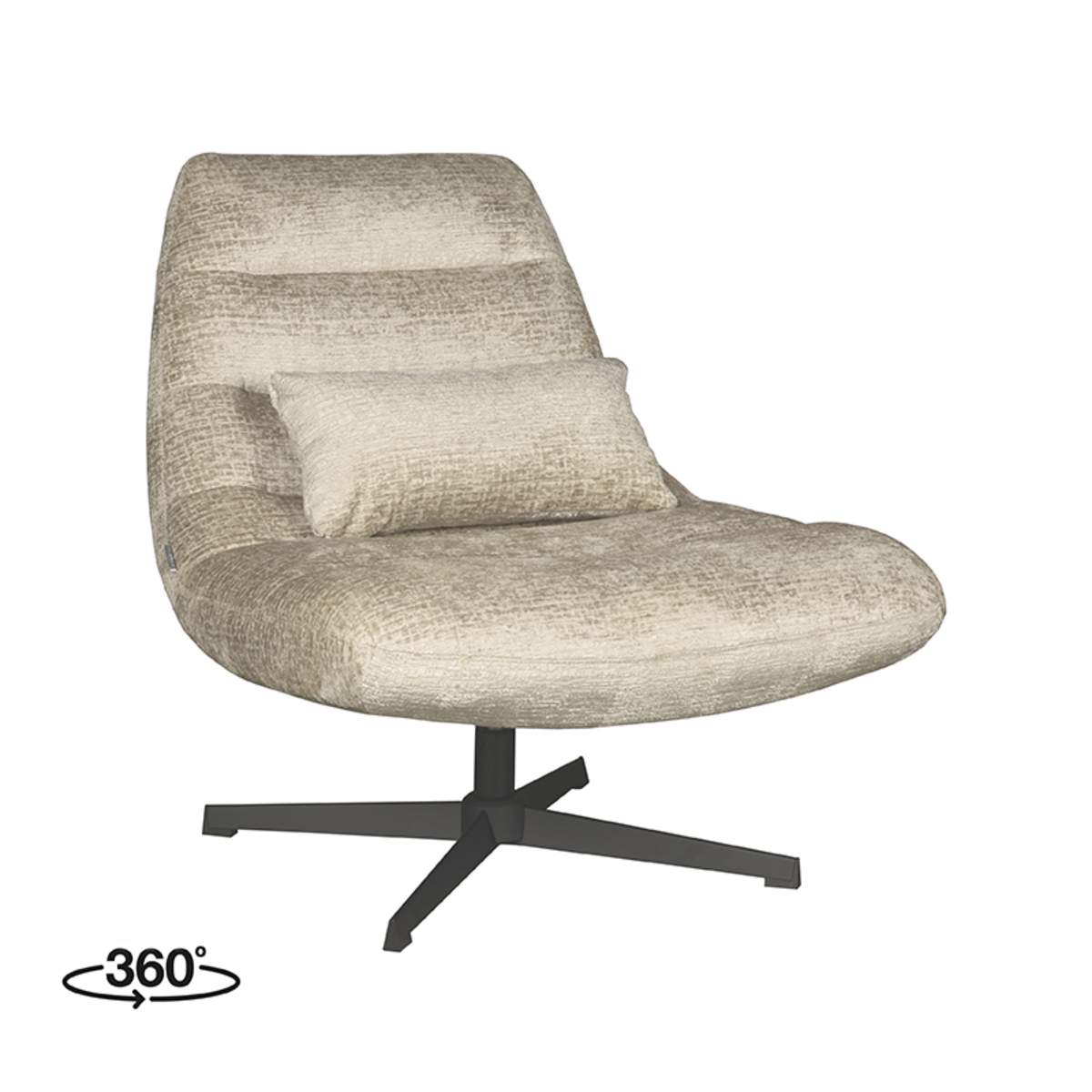LABEL51 Fauteuil Nox - Beige - Elegance - One Size
