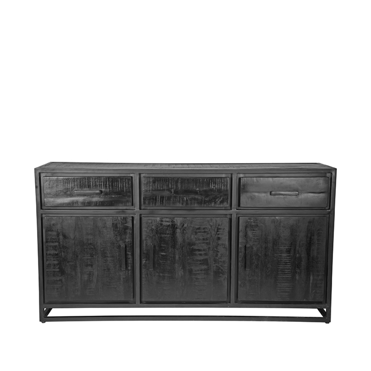 LABEL51 Dressoir Chili - Zwart - Mangohout - Dressoir