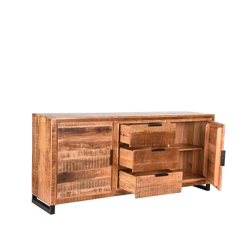 LABEL51 Dressoir Glasgow - Rough - Mangohout - Dressoir