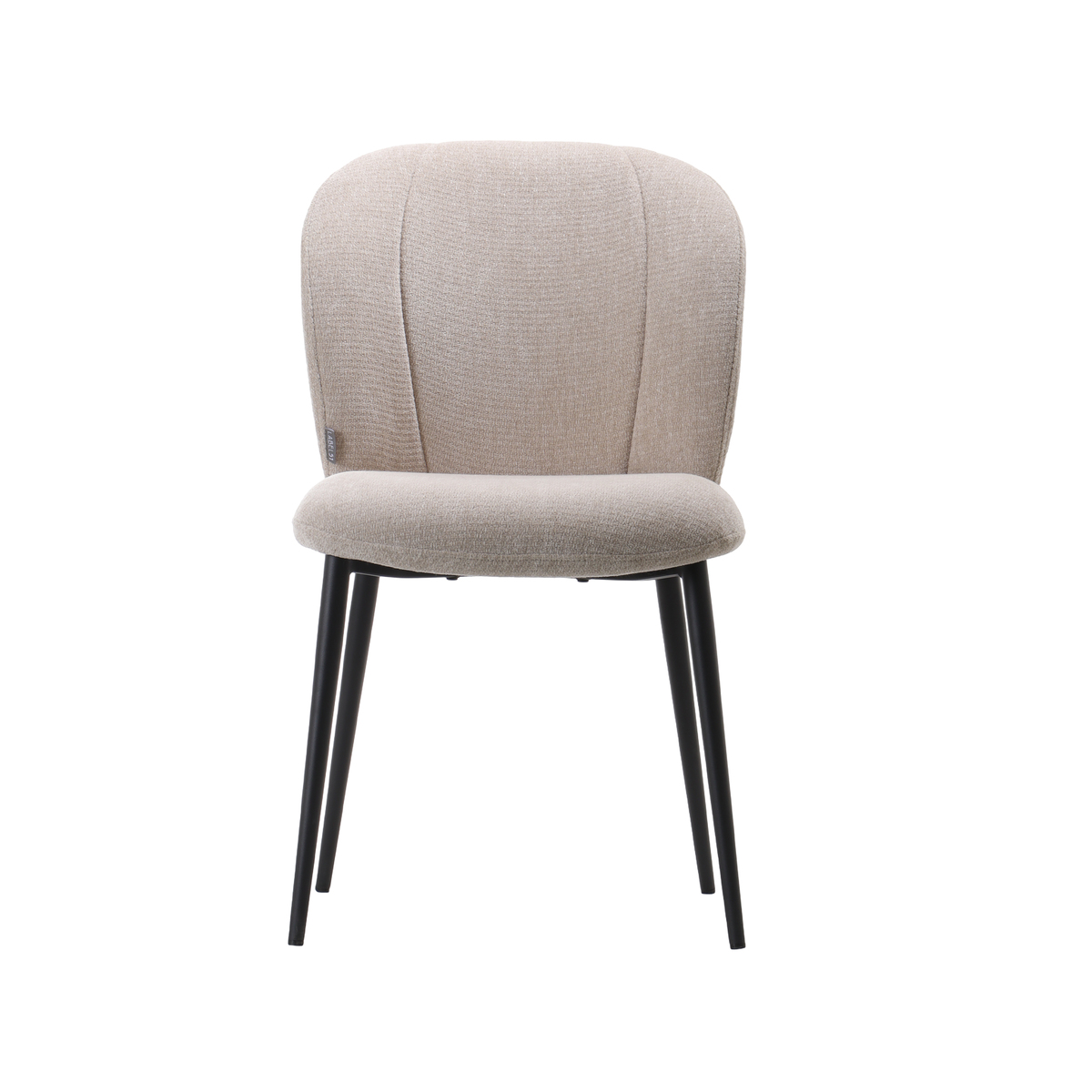 LABEL51 Eetkamerstoel Vino - Naturel - Elite - Black Frame