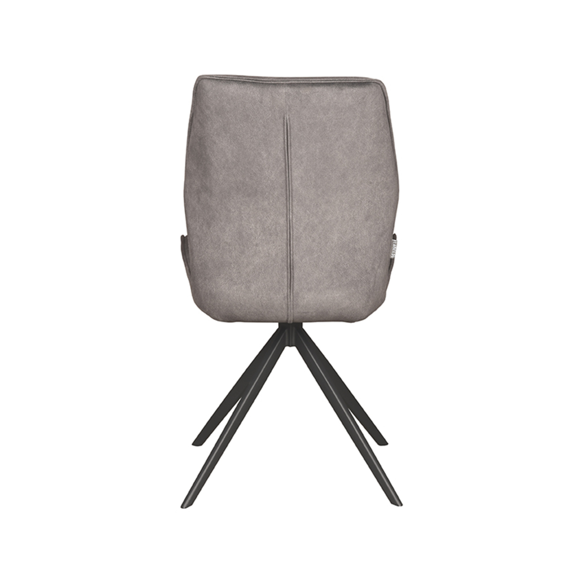 LABEL51 Eetkamerstoel Comfy - Antraciet - Cosmo - Black Frame