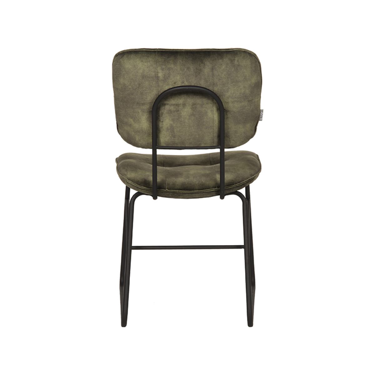 LABEL51 Eetkamerstoel Dez - Hunter - Velours - Black Frame