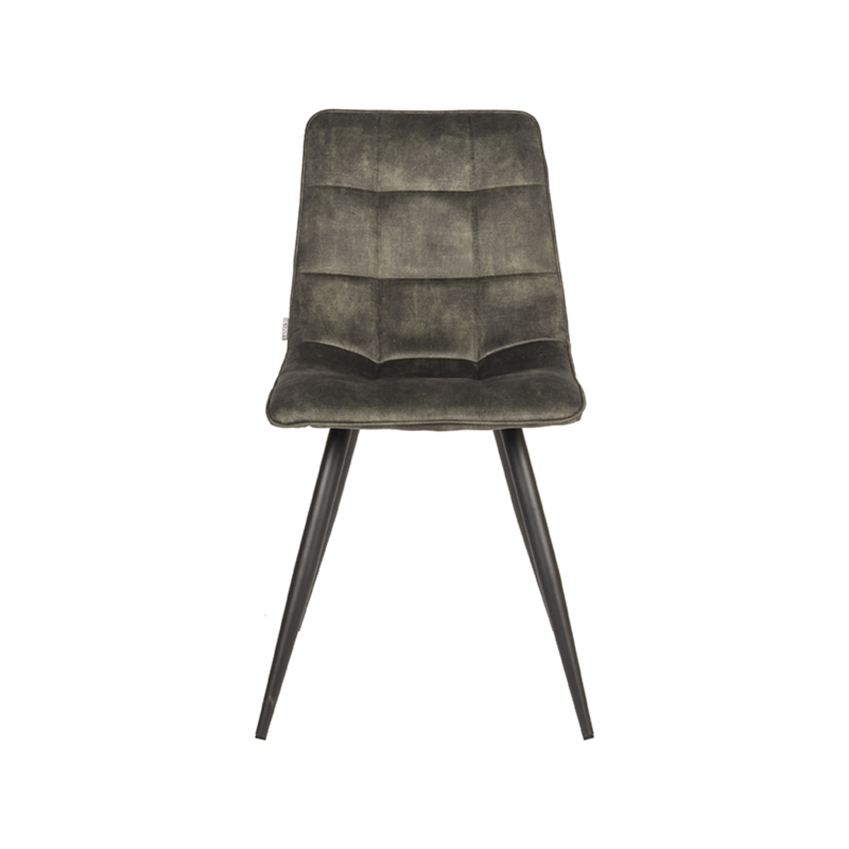 LABEL51 Eetkamerstoel Jelt - Hunter - Velours - Black Frame