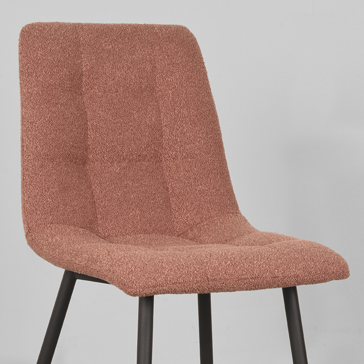LABEL51 Eetkamerstoel Juul - Terra - Boucle - Black Frame