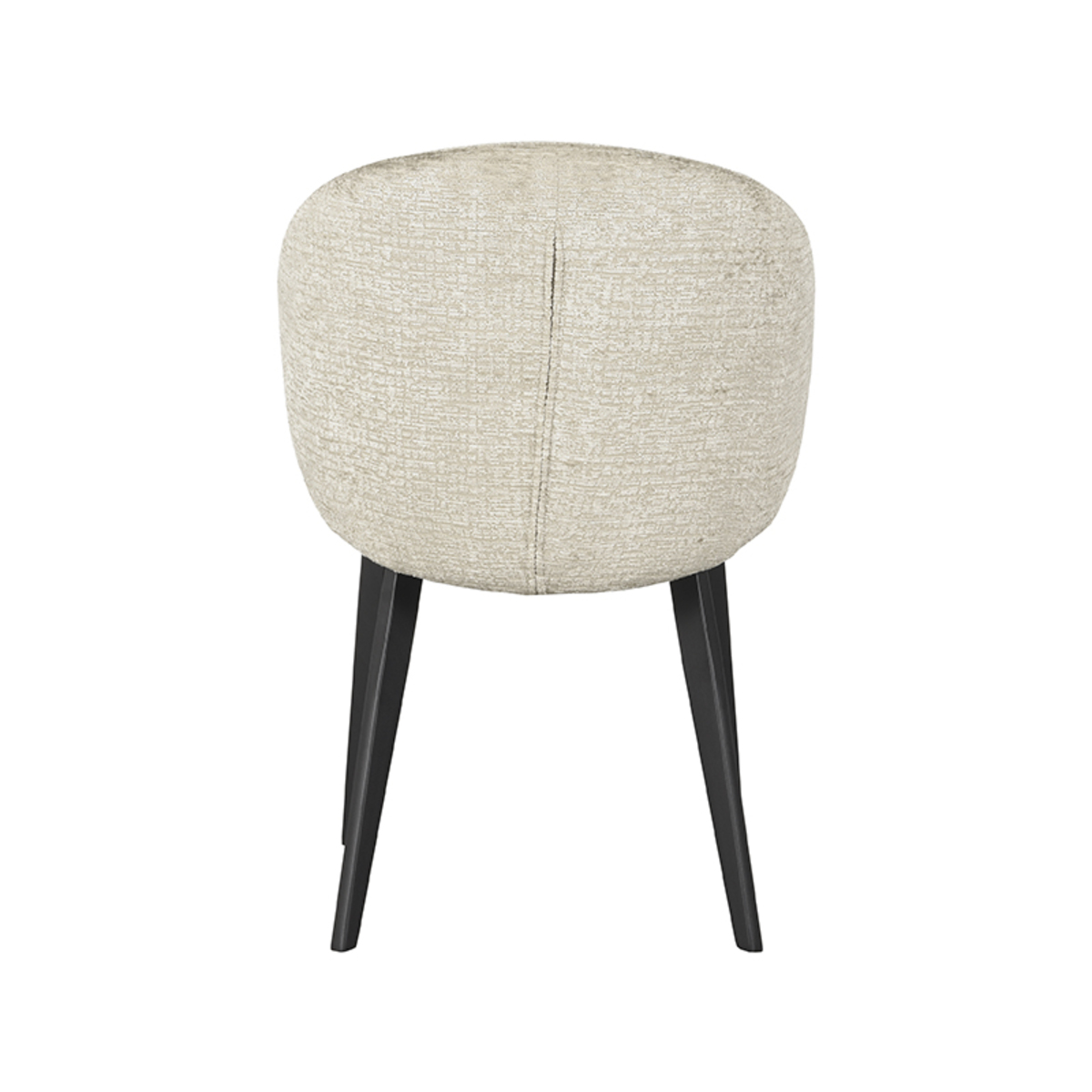 LABEL51 Eetkamerstoel Logan - Beige - Elegance - Black Frame