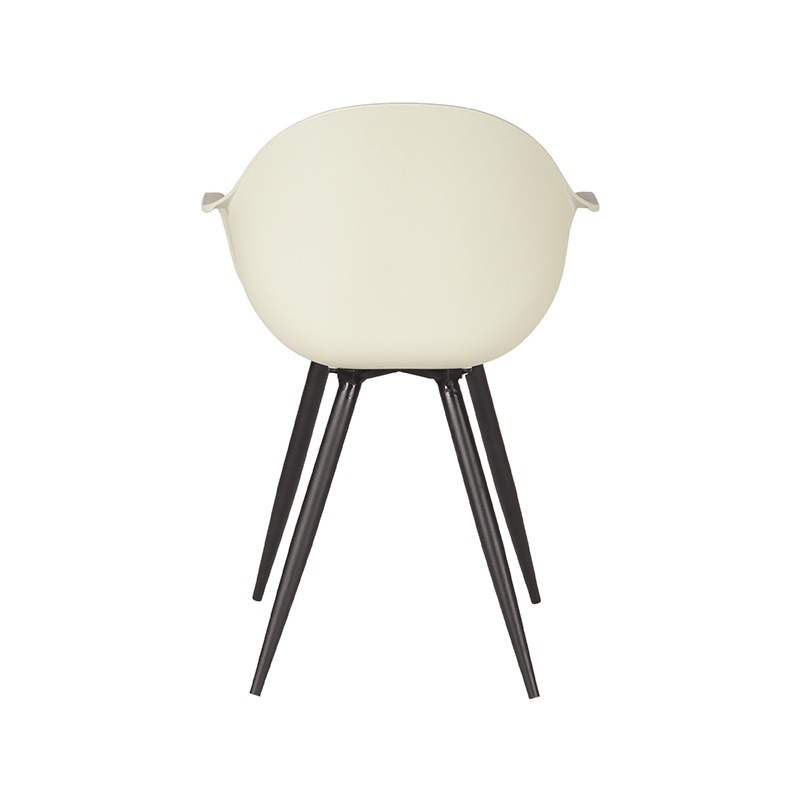 LABEL51 Eetkamerstoel Luca - Breeze - Kunststof - Black Frame
