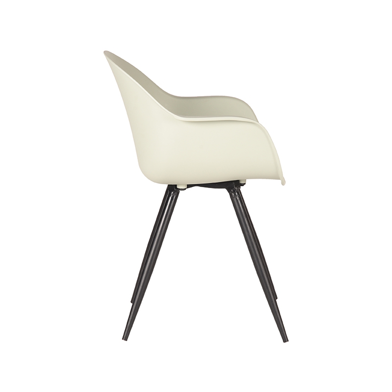 LABEL51 Eetkamerstoel Luca - Breeze - Kunststof - Black Frame