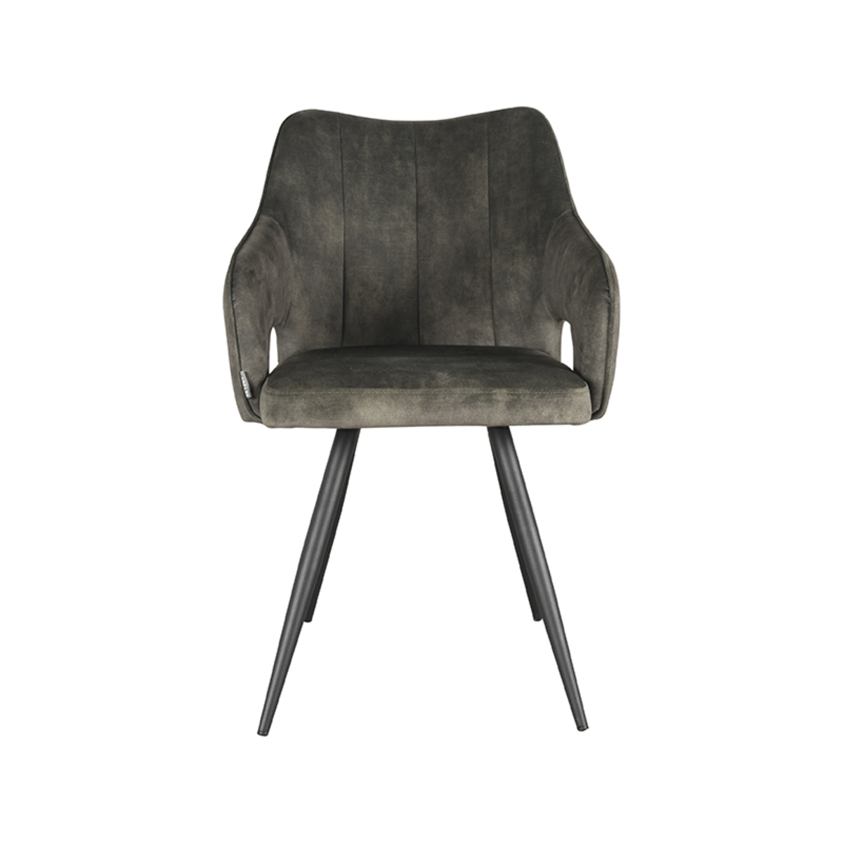 LABEL51 Eetkamerstoel Noud - Hunter - Velours - Black Frame