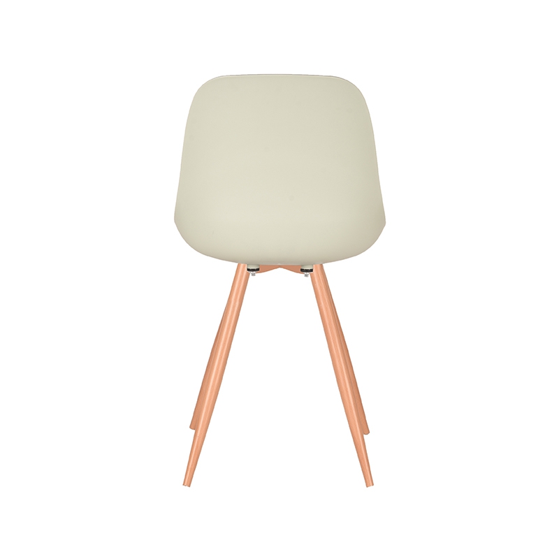 LABEL51 Eetkamerstoel Rimini - Breeze - Kunststof - Oak Metal Woodcover