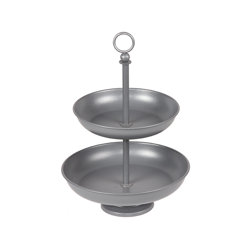 LABEL51 Etagere - Antiek grijs - Metaal - One Size