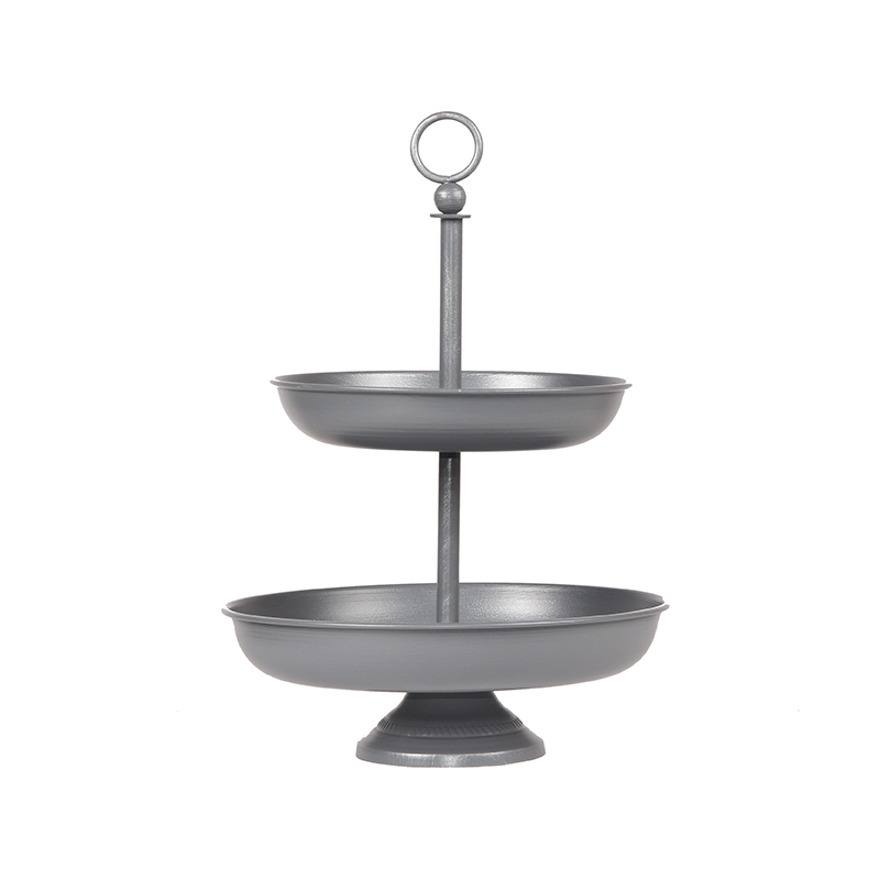 LABEL51 Etagere - Antiek grijs - Metaal - One Size