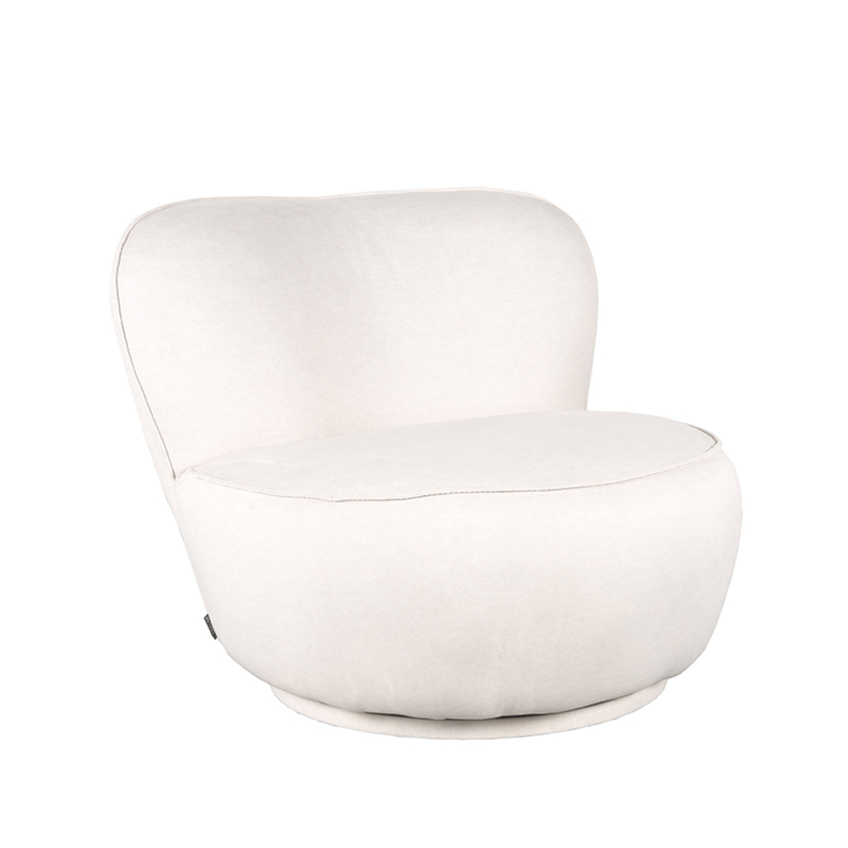 LABEL51 Fauteuil Bunny - Crème - Microfiber - One Size