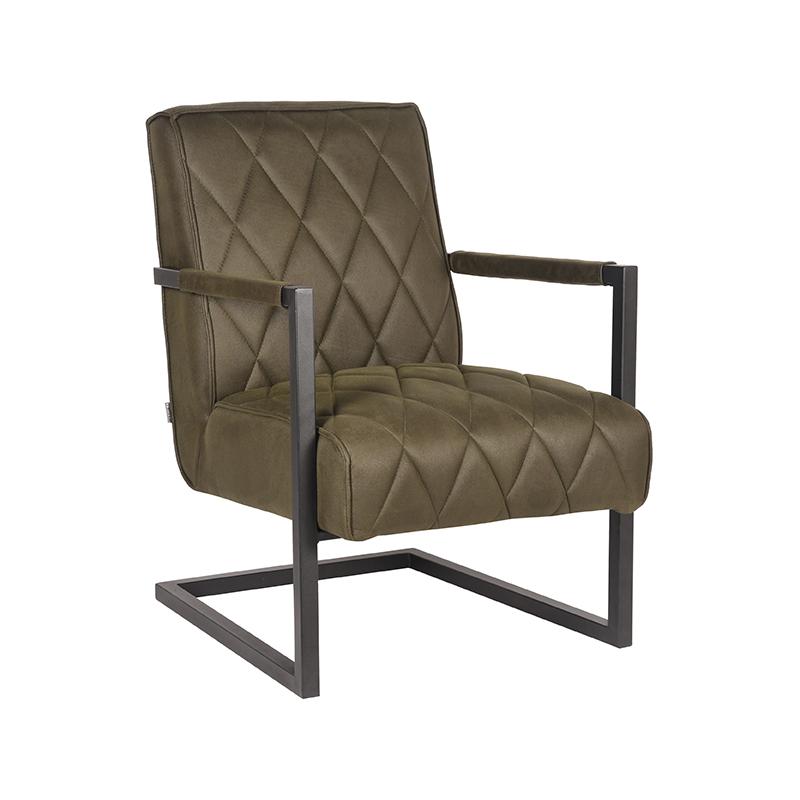D-MAXX Fauteuil Denmark - Army green - Microfiber