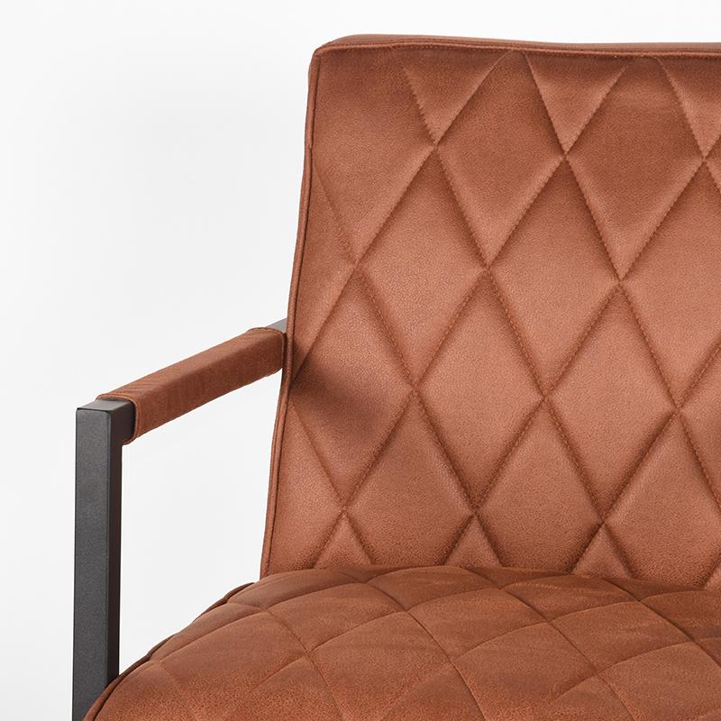 D-MAXX Fauteuil Denmark - Cognac - Microfiber