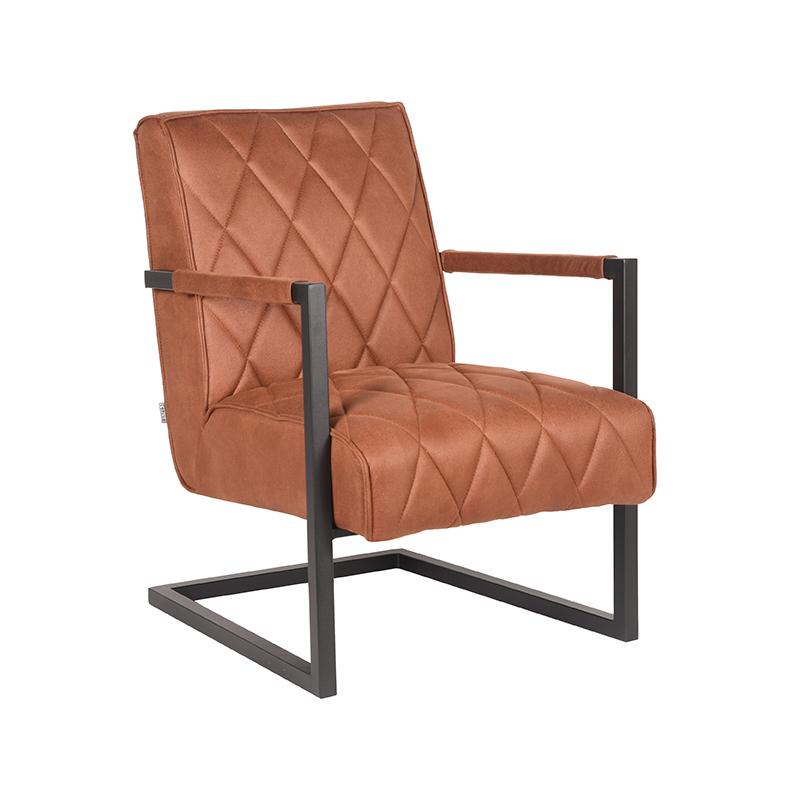 D-MAXX Fauteuil Denmark - Cognac - Microfiber