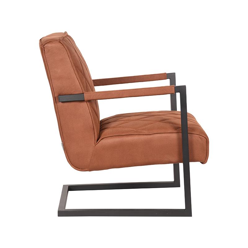 D-MAXX Fauteuil Denmark - Cognac - Microfiber