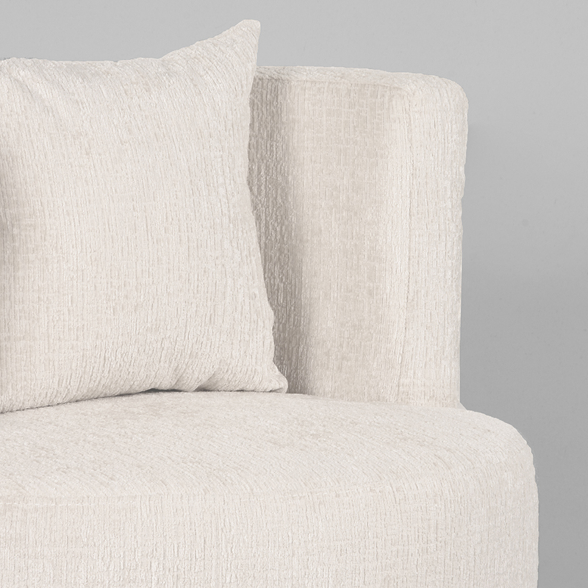 LABEL51 Fauteuil Evy - Crème - Elegance - 65 cm