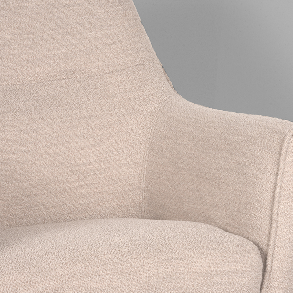 LABEL51 Fauteuil Tod - Beige - Boucle - One Size