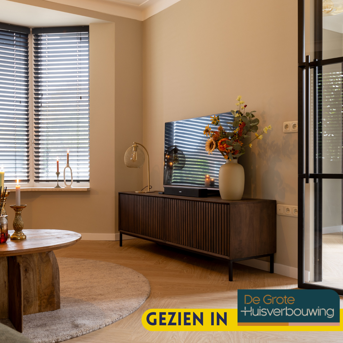 Tv meubel Madison Walnut | 165 cm