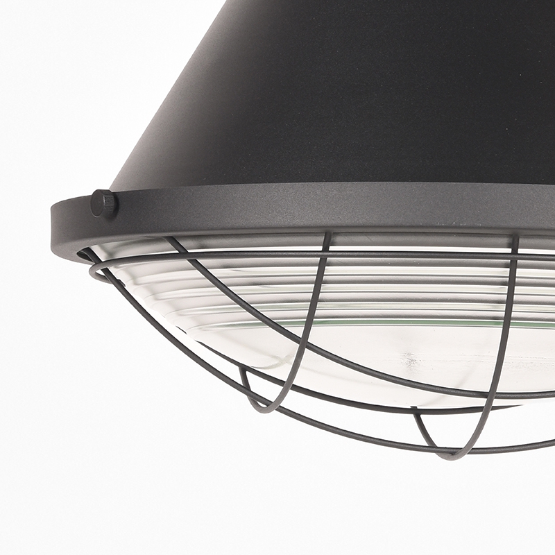 LABEL51 Hanglamp Duisburg - Zwart - Metaal