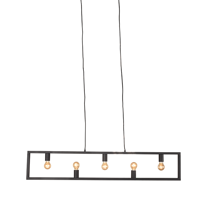 LABEL51 Hanglamp Quadrato - Zwart - Metaal - Hanglamp