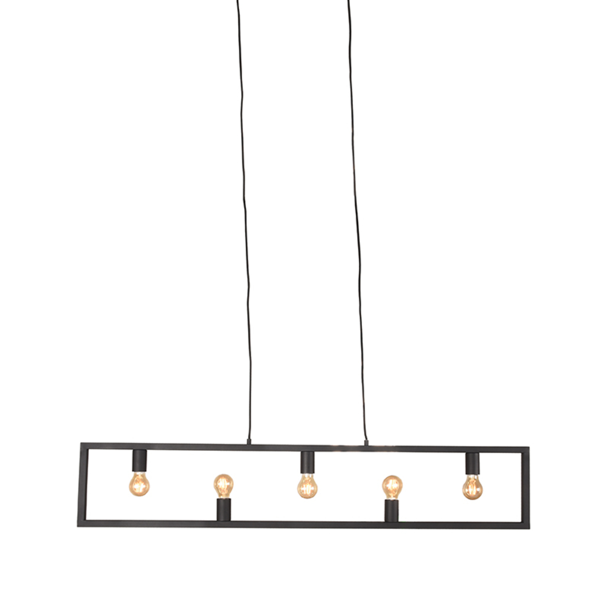LABEL51 Hanglamp Quadrato - Zwart - Metaal - Hanglamp