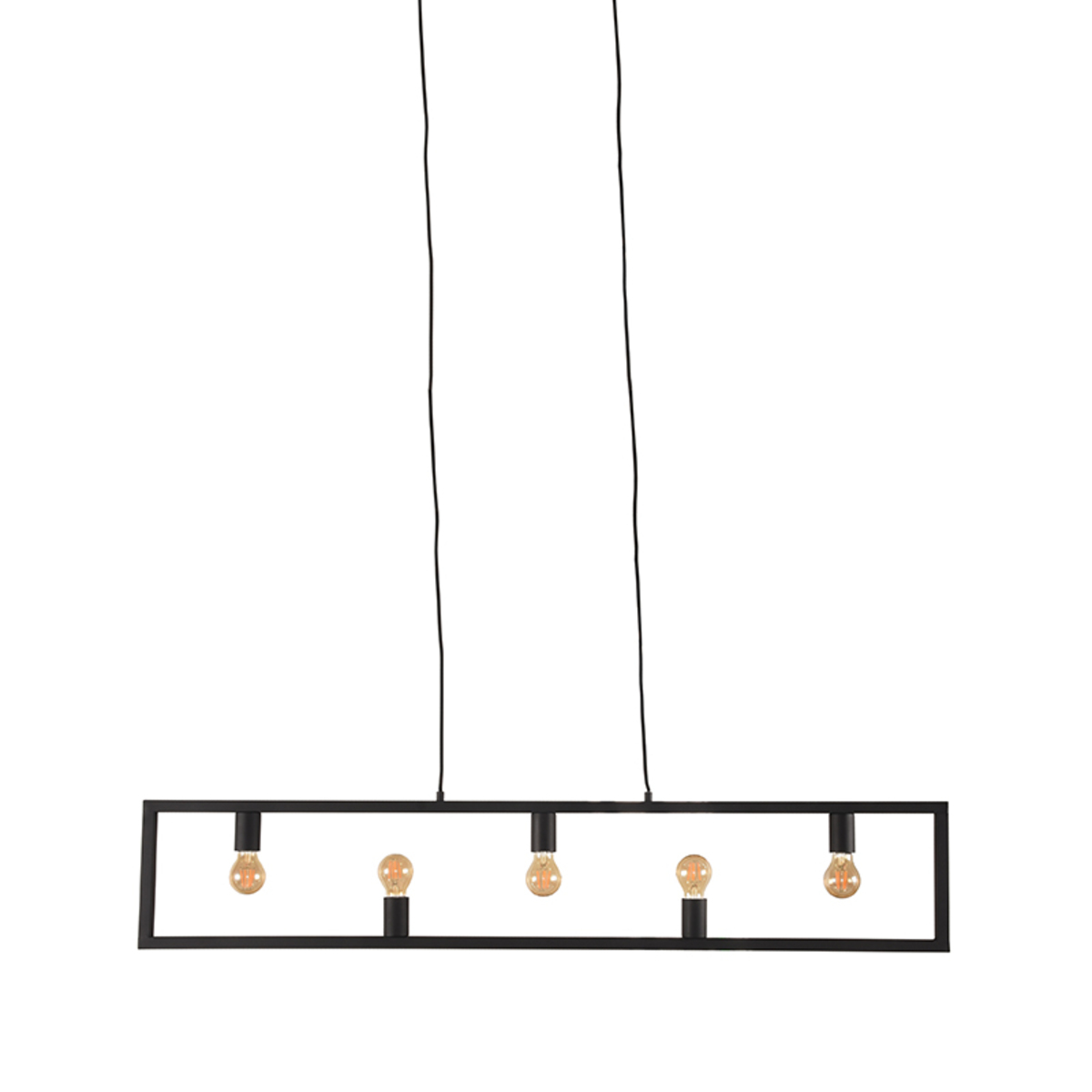 LABEL51 Hanglamp Quadrato - Zwart - Metaal - Hanglamp