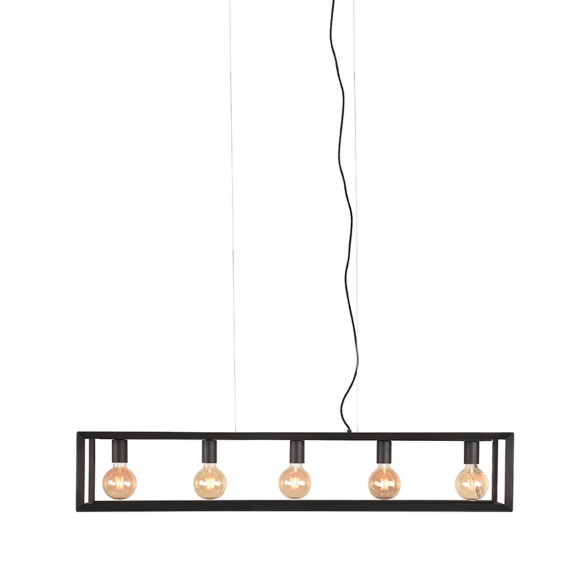 LABEL51 Hanglamp Tetto - Zwart - Metaal - Hanglamp