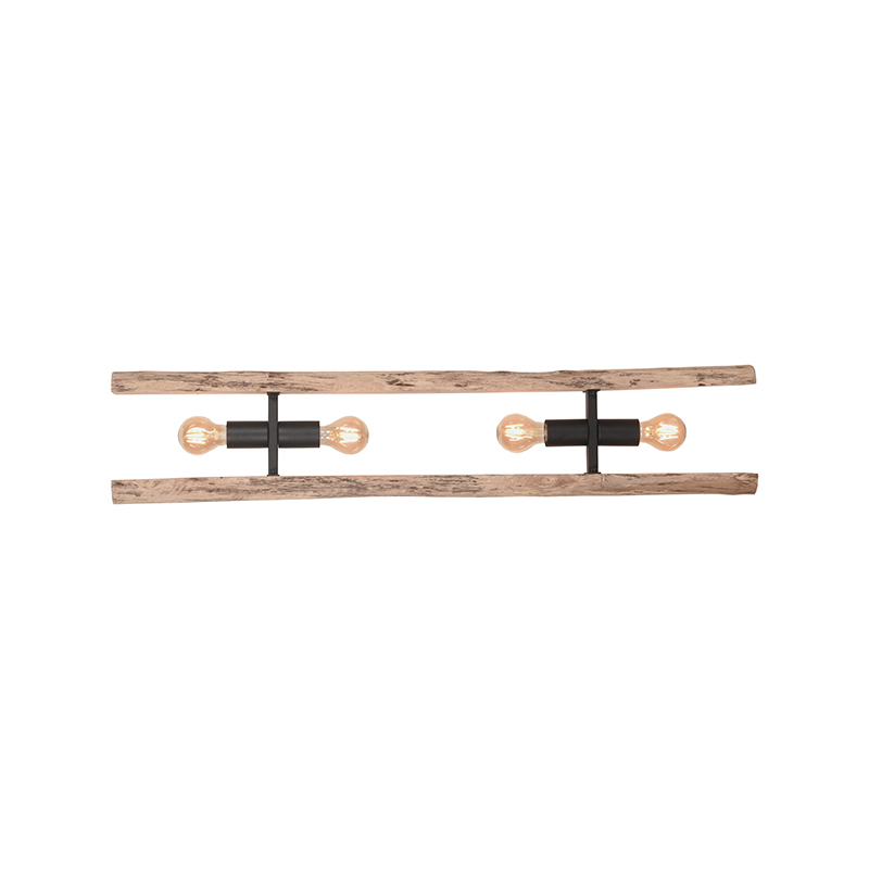 LABEL51 Hanglamp Woody - Naturel - Hout - Hanglamp