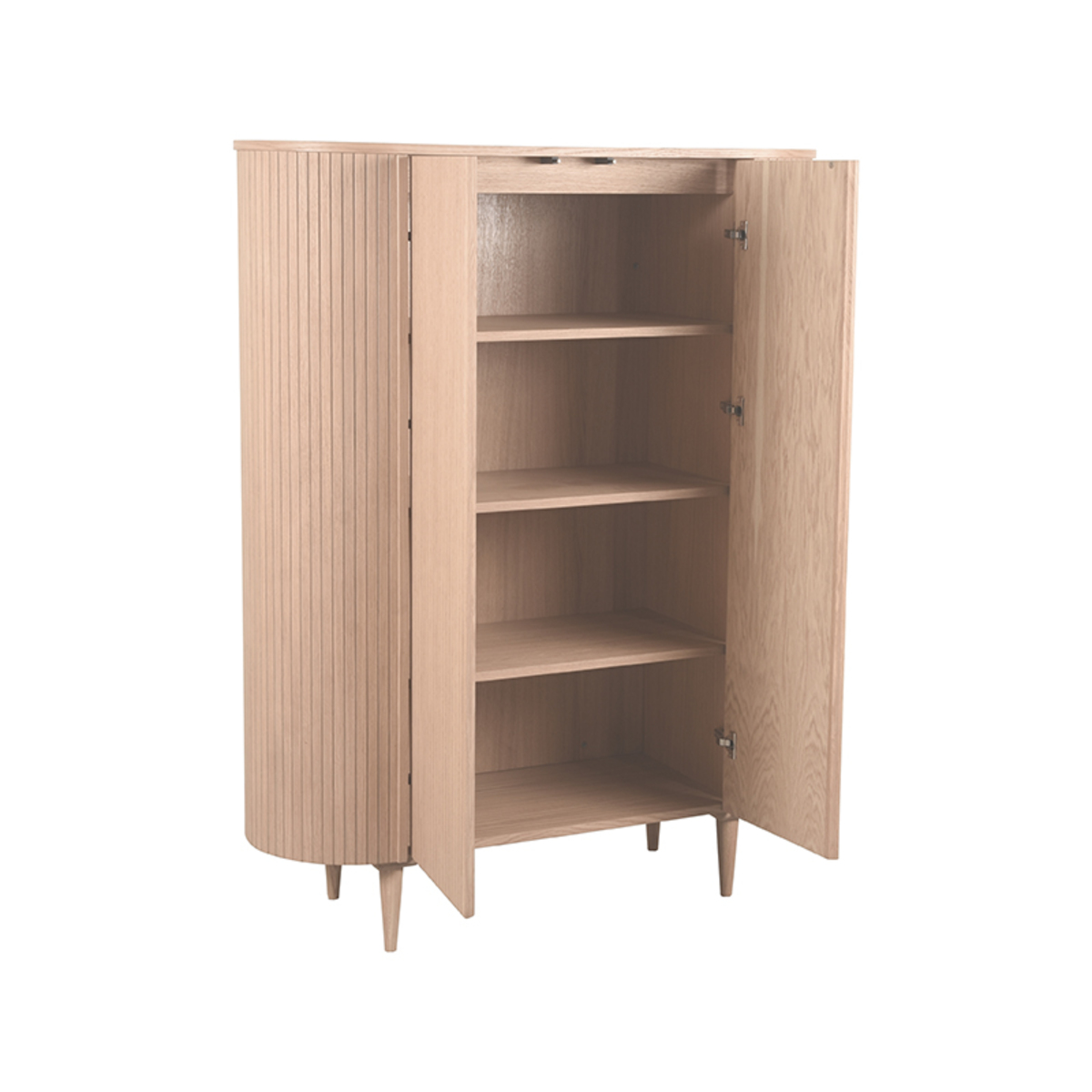 LABEL51 Bergkast Oliva - Naturel - Eiken - Hoge Kast