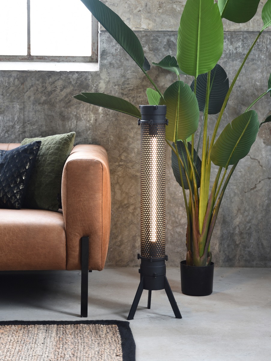 LABEL51 Tafellamp Tube - Zwart - Metaal