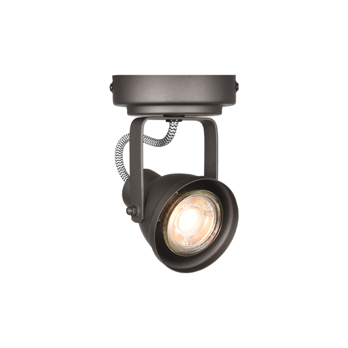 LABEL51 Spot Max led - Burned Steel - Metaal - 1-Lichts