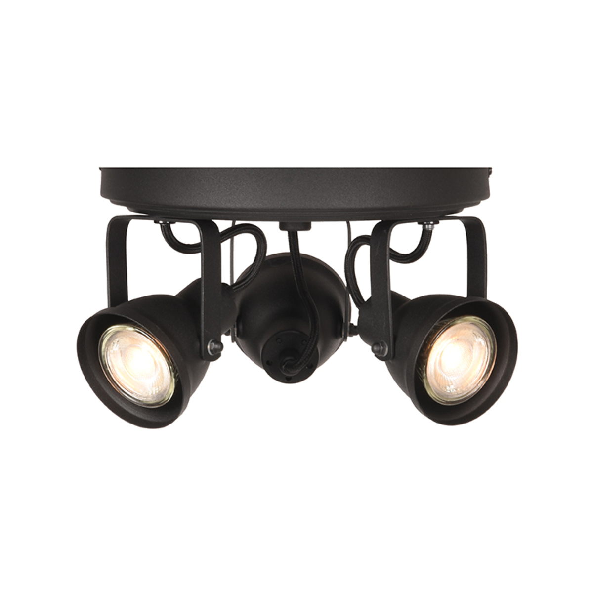 LABEL51 Spot Max led - Zwart - Metaal - 3-Lichts