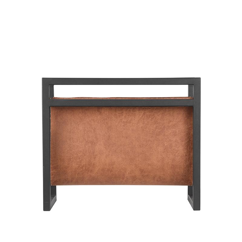 LABEL51 Magazinehouder - Cognac - Leder - One Size