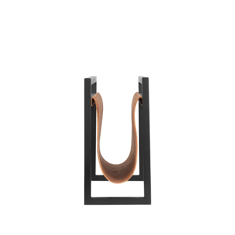LABEL51 Magazinehouder - Cognac - Leder - One Size